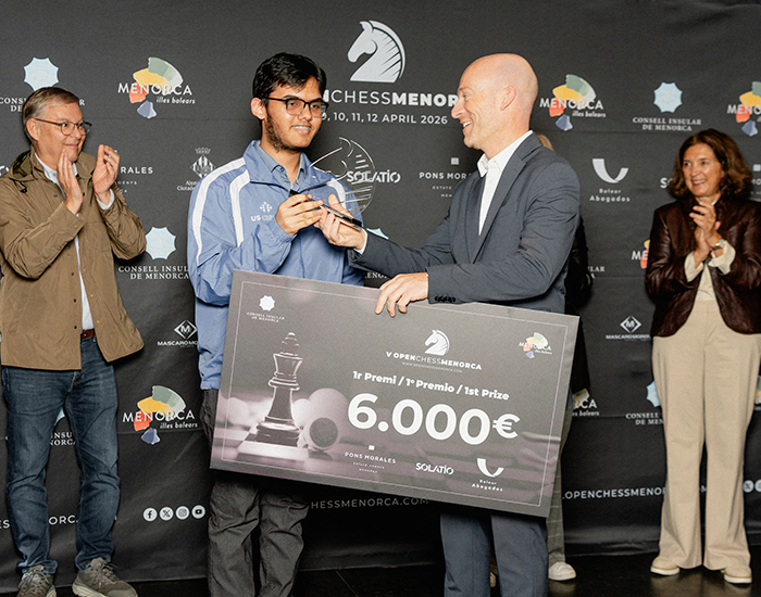 Mishra Abhimanyu guanya el VI Open Chess Menorca